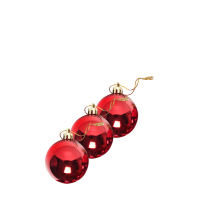 NATAL BOLA LISA 6CM NTB1004 VM C/3